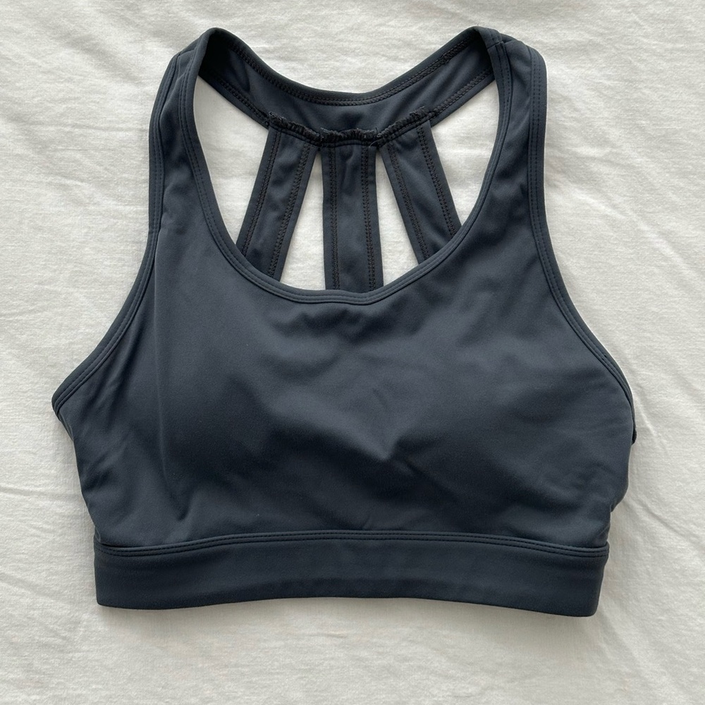 NVGTN Stone Grey Trio Sports Bra